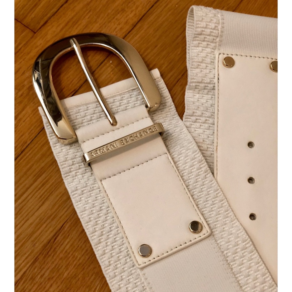 {Armani Exhange} Wide Stretch Belt